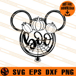 Boo Disney Halloween SVG, Disney Halloween SVG