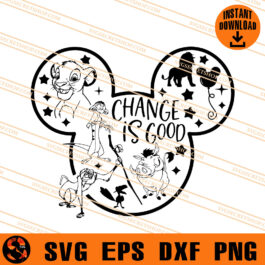 Change Is Good Disney SVG, Disney SVG, Disney Cartoon SVG