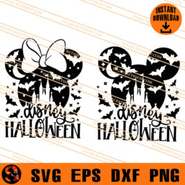 Disney Halloween SVG, Disney SVG, Halloween SVG, Mickey SVG, Minnie SVG