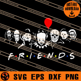 Horror Friends SVG, Horror SVG, Horror Movie Character SVG, Halloween SVG