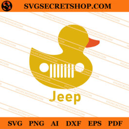 Jeep Rubber Ducky SVG, Jeep SVG, Rubber Ducky SVG