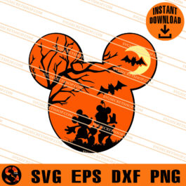 Mickey And Minnie Halloween SVG, Halloween SVG