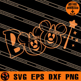 Mickey Boo SVG, Boo Disney Halloween SVG, Disney Halloween SVG