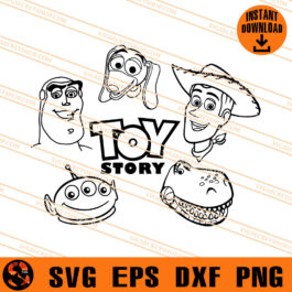 Toy Story SVG, Disney Cartoon Character SVG, Disney SVG
