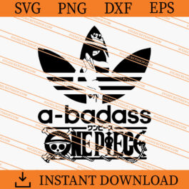 A-Badass One Piece SVG, One Piece SVG, Luffy SVG