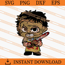 Baby Leatherface SVG, Halloween SVG, Horror Baby SVG