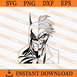 Batman And Joker SVG