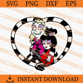 Beetlejuice And Lydia Deetz SVG, Beetlejuice SVG