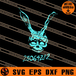 Donnie Darko Numbers SVG, Donnie Darko SVG, Animal SVG