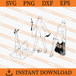 Ghost Girl SVG, Ghost SVG, Horror Ghost Girl SVG, Halloween SVG