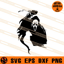 Ghostface SVG, Horror SVG, Halloween SVG, Horror Ghostface SVG