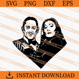Gomez Addams And Morticia SVG, Gomez Addams SVG