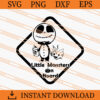 Jack Skellington Little Monsters on Board SVG