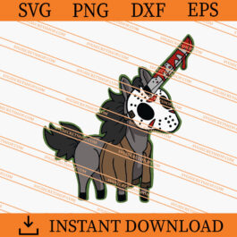 Jason Voorhicorn SVG, Jason SVG, Unicorn SVG, Horror SVG