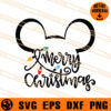 Mickey Mery Christmas SVG