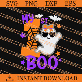 My 1st Boo SVG, Boo Halloween SVG, Horror SVG