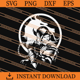 Scorpion Mortal Kombat SVG, Mortal Kombat SVG, Scorpion SVG