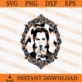 Wednesday Addams SVG, Addams Family SVG, Horror SVG