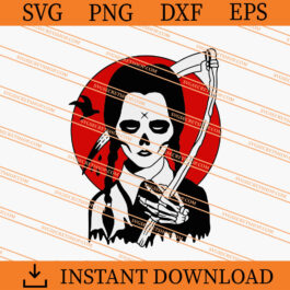 Wednesday Addams Death SVG, Wednesday Addams SVG