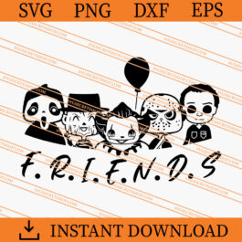 horror baby Friends SVG