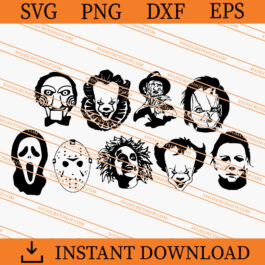 horror characters SVG