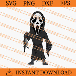 Baby Ghostface SVG, Ghostface SVG, Horror SVG