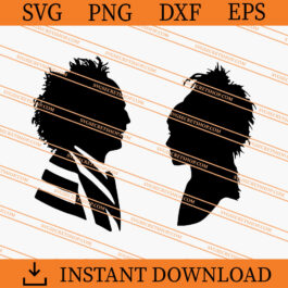 Beetlejuice And Lydia Deetz SVG, Beetlejuice SVG, Lydia Deetz SVG