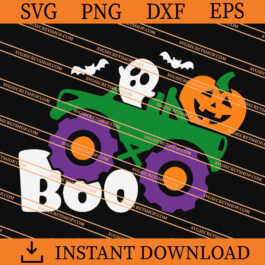Boo Monster Truck SVG