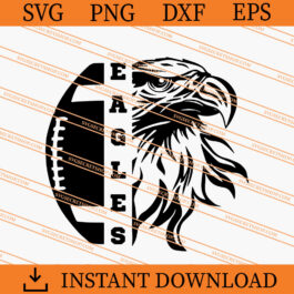 Eagles Football SVG, Animal SVG, Football SVG, Eagle SVG