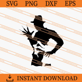 Freddy Krueger SVG, Horror Movie Character SVG, Halloween SVG