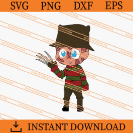 Freddy Krueger Kids SVG, Freddy Krueger SVG, Horror SVG