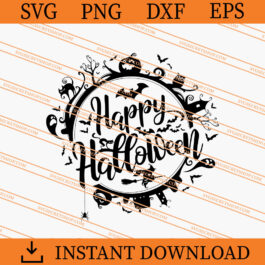Happy Halloween SVG, Halloween Day SVG, Horror SVG