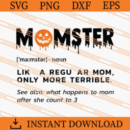 Momster Halloween SVG