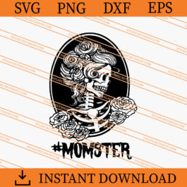 Momster Skull SVG