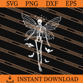 Skeleton Fairy SVG