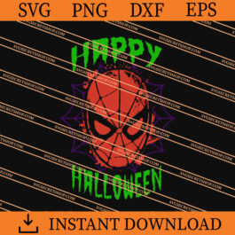 Spiderman Happy Halloween SVG