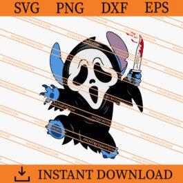 Stitch Ghostface SVG, Stitch SVG, Ghostface SVG, Horror SVG