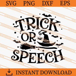 Trick Or Speech SVG