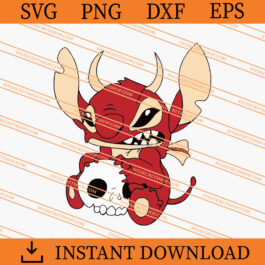 Stitch Devil SVG, Stitch SVG, Disney SVG, Halloween SVG