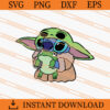 Baby Stitch Yoda Hug Frog SVG, Baby Stitch Yoda SVG 1 Baby Stitch Yoda Hug Frog SVG