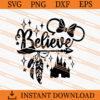 Believe Disney SVG