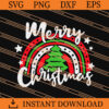 Christmas Rainbow SVG