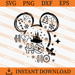 Disney Christmas SVG, Disney SVG, Merry Christmas SVG