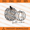 Fall Vibes Pumpkin SVG