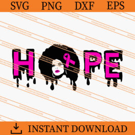 Hope Breast Cancer SVG