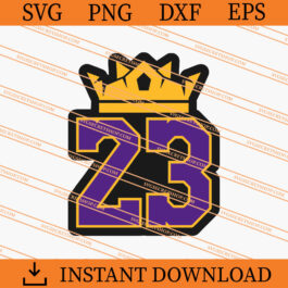 Lebron James Laker Logo SVG, Lebron James SVG