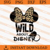 Minnie Wild About Disney SVG