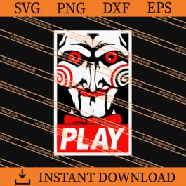 Play Jigsaw SVG, Jisaw SVG, Horror Movie Character SVG