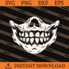 Skull face mask SVG
