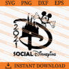 Social Disneying SVG, Disney SVG, Funny Social Disneying SVG 1 Social Disneying SVG